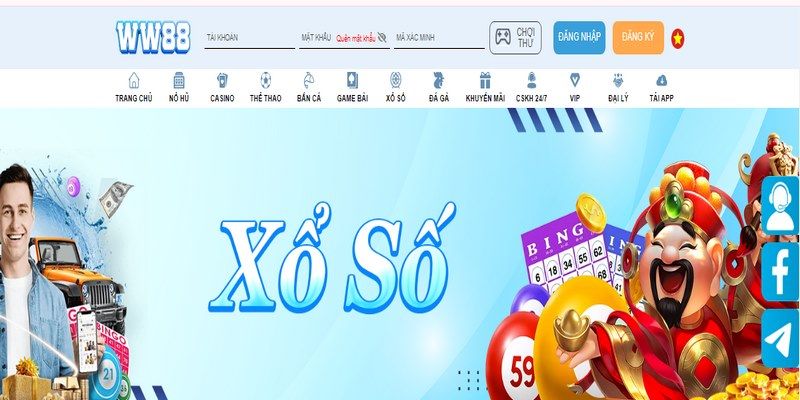 Cách thức tham gia xổ số WW88